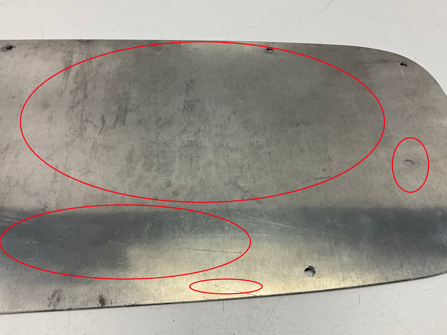 USED AS SHOWN AS-IS Chrome Engine Cover Insert Plate For 09-10 Challenger 5.7L