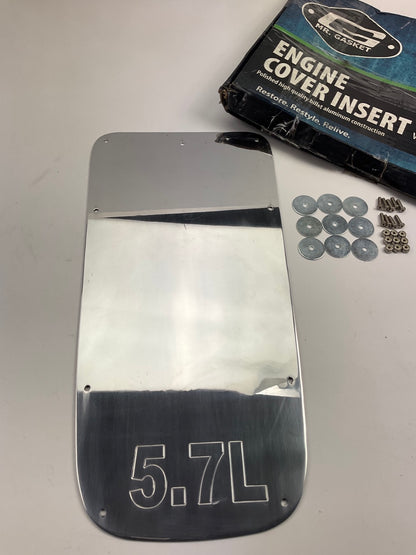 Mr Gasket 6720G Chrome Engine Cover Insert Plate For 09-10 Challenger 5.7L V8