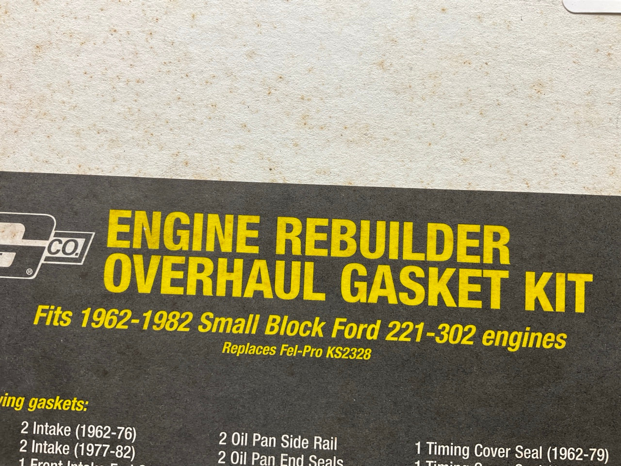 Mr Gasket 7120 Full Engine Rebuild Gasket Set - 1962-1982 SBF Small Block Ford