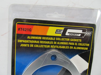 Mr Gasket 7421G 3'' Aluminum Exhaust Collector Flange Gasket Set With Bolts