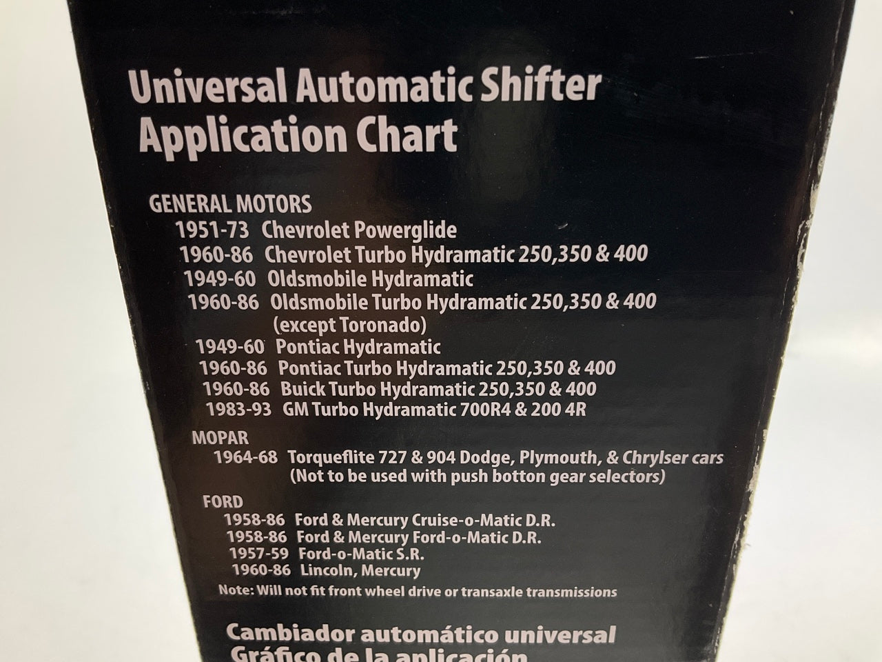 Mr. Gasket 7668 Automatic Floor Shifter For TH350, C6, C4, A904 727 700R4 TH400