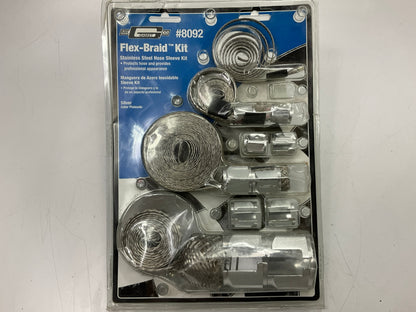 Mr. Gasket 8092 Flex-Braid S.S. Hose Sleeving Kit - 1-3/4'', 5/8'', 3/8'' And 1/4''