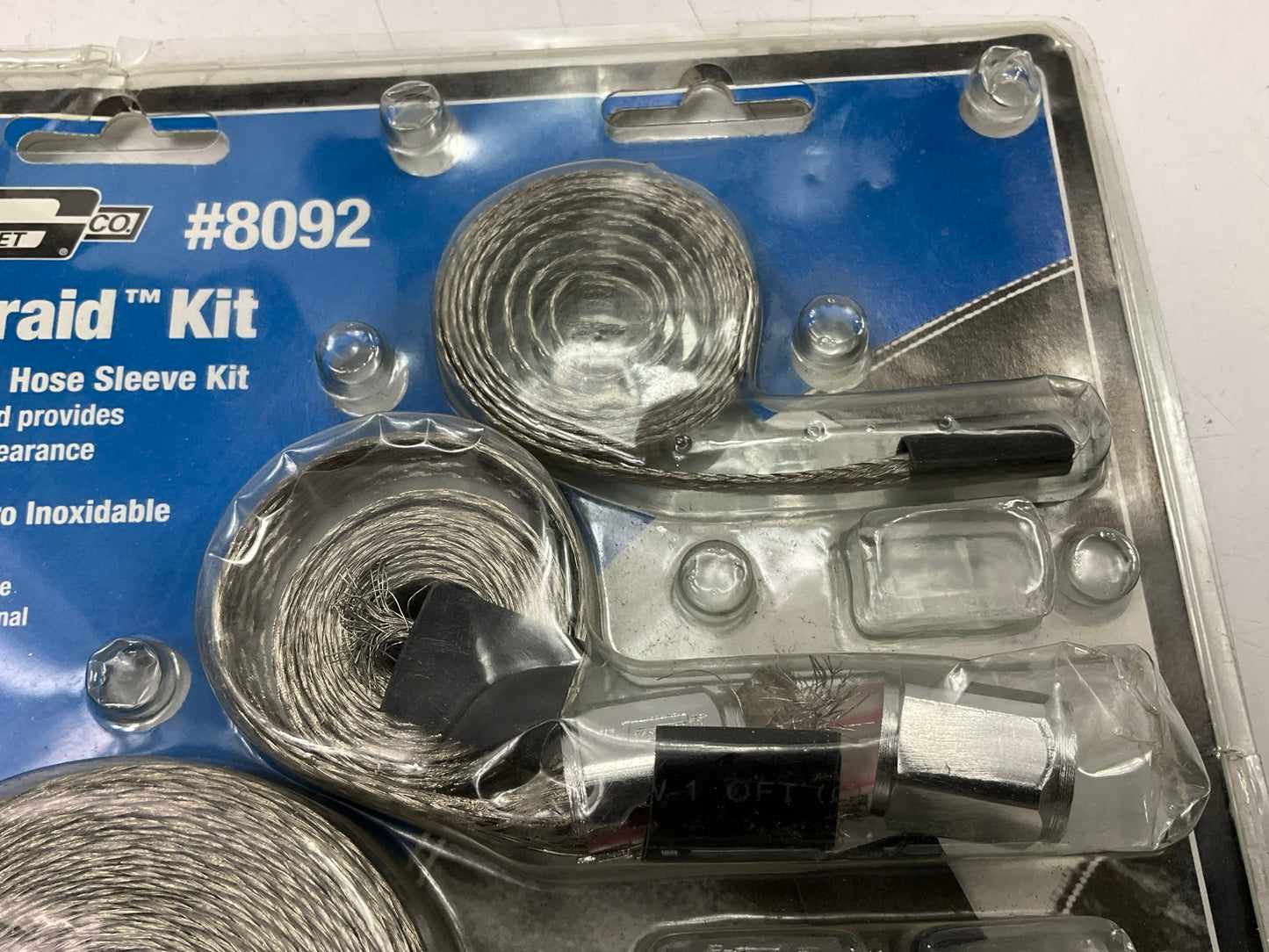 Mr. Gasket 8092 Flex-Braid S.S. Hose Sleeving Kit - 1-3/4'', 5/8'', 3/8'' And 1/4''