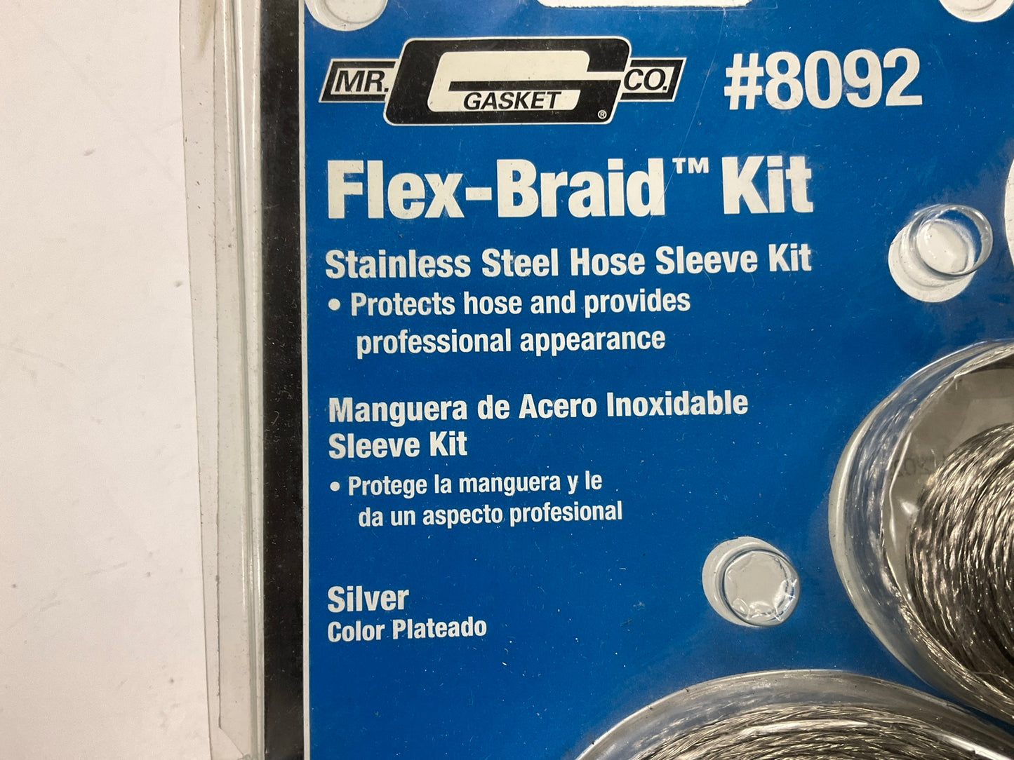 Mr. Gasket 8092 Flex-Braid S.S. Hose Sleeving Kit - 1-3/4'', 5/8'', 3/8'' And 1/4''