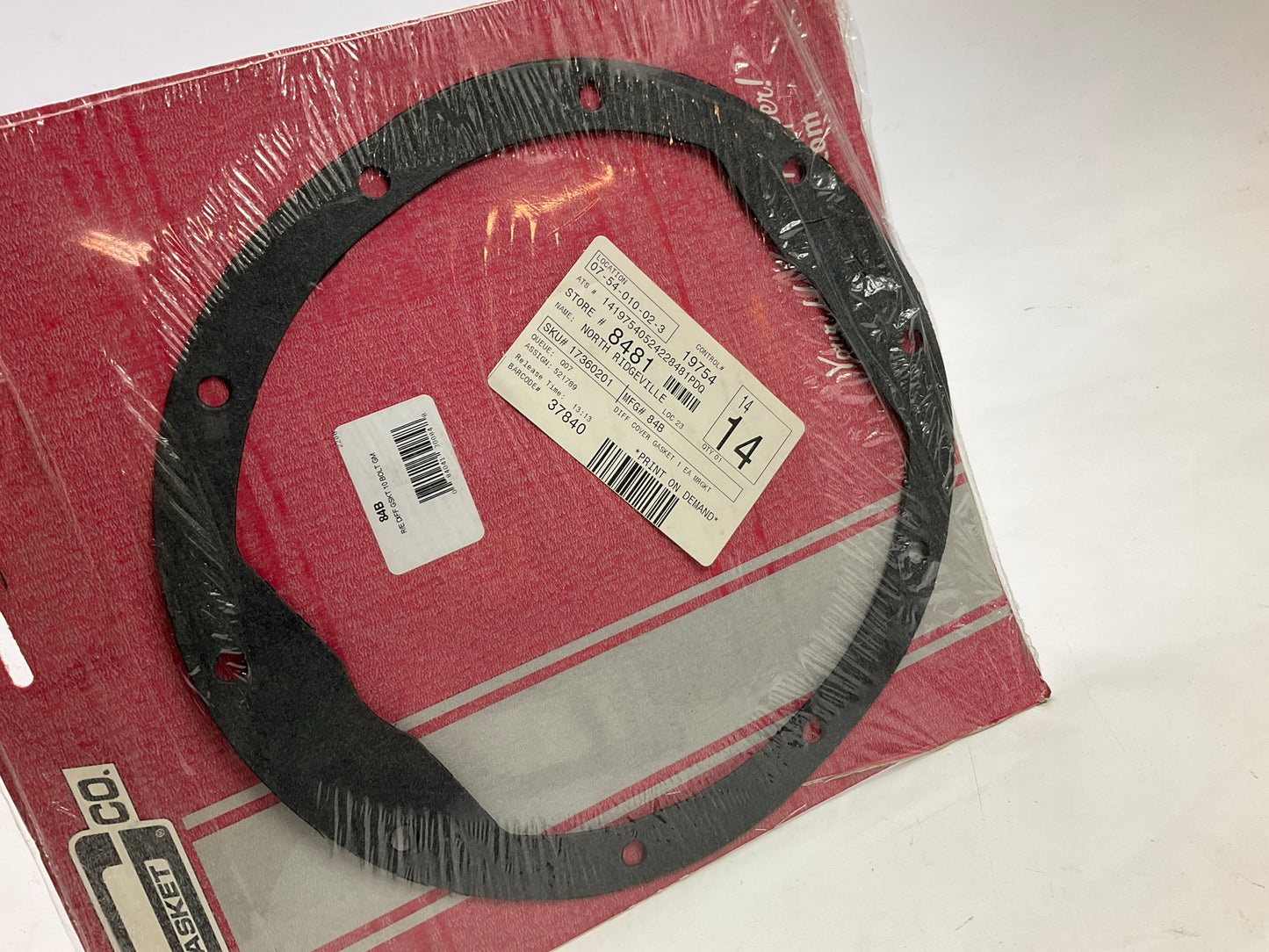 Mr Gasket 84B Differential Cover Gasket - GM 10 Bolt 8.5