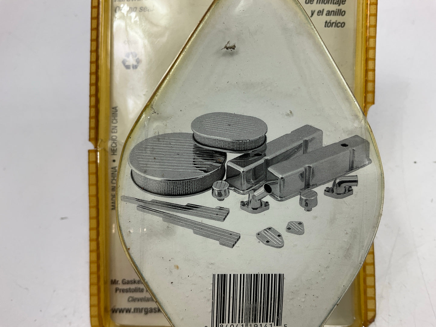 Mr. Gasket 9141G O-ring Style Chrome Water Neck - 45 Degree - 1967-1975 Chevy V8