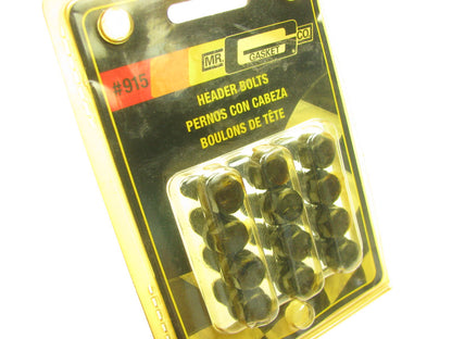 Mr Gasket 915 Exhaust Header Hex Bolts - 3/8''-16 X 3/4'' Thread - 12 Pieces
