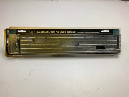 Mr. Gasket 9164G Spark Plug Wire Holder Wire Loom Polish Aluminum Ball Milled