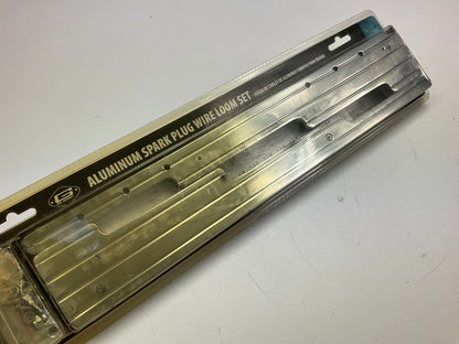Mr. Gasket 9164G Spark Plug Wire Holder Wire Loom Polish Aluminum Ball Milled