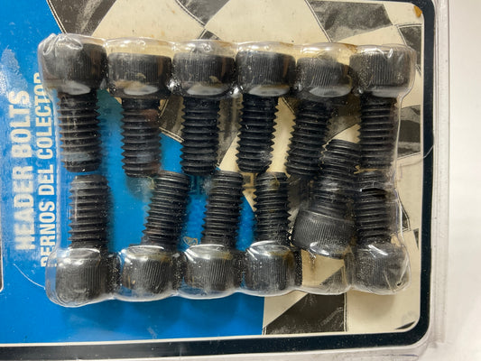 Mr Gasket 916 Exhaust Header Bolts, 3/8''-16 X 3/4'' - 12 PACK