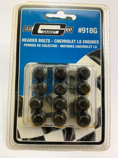 Mr. Gasket 918G Exhaust Header Bolt Set - LS1 LS2 5.3L 4.8L LS3 8x1.25 25mm