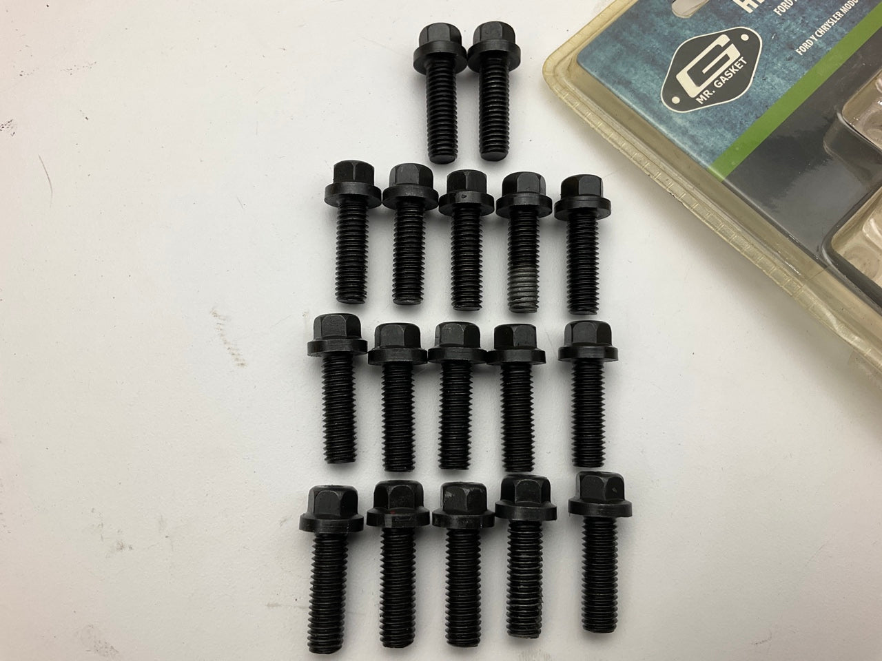 Mr. Gasket 970G Header Bolts - M8-1.25 X 25MM Hex Head - Black Oxide