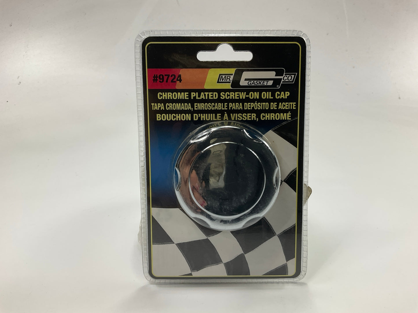 Mr Gasket 9724 Late GM/Chevy SB V6/V8 Chrome Screw-On Oil Filler Cap