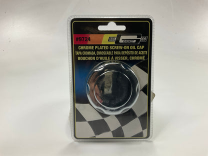 Mr Gasket 9724 Late GM/Chevy SB V6/V8 Chrome Screw-On Oil Filler Cap