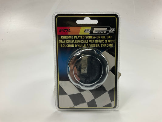 Mr Gasket 9724 Late GM/Chevy SB V6/V8 Chrome Screw-On Oil Filler Cap