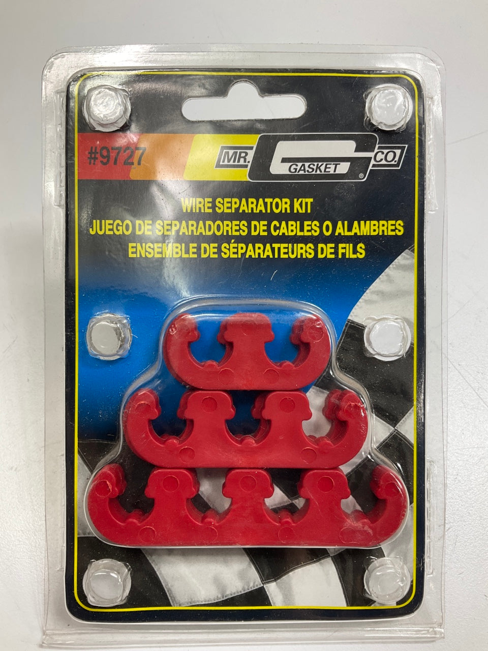 Mr Gasket 9727 Clip-On Wire Separator Loom Kit For 7-9mm Ignition Wire Cables