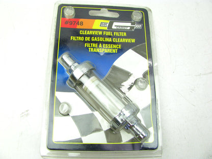 Mr Gasket 9748 Carburetor Clear View Fuel Filter - 3/8 Inch