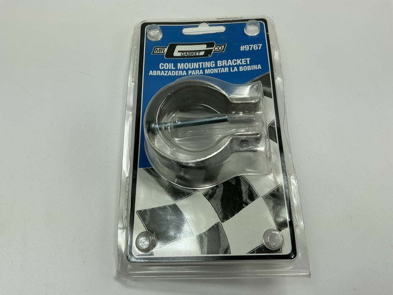 Mr Gasket 9767 Chrome Ignition Coil Mounting Bracket Holder