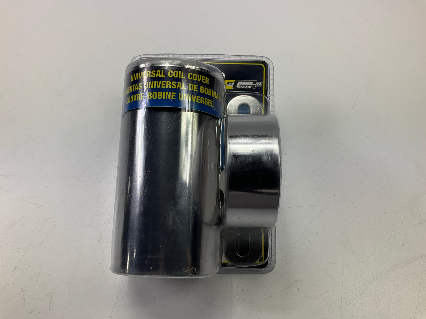 Mr. Gasket 9777 Chrome Coil Holder Bracket With Bolt - Horizontal Mount