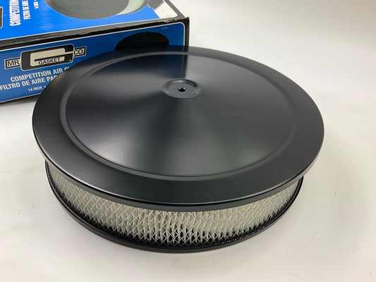 Mr Gasket 9790BP Flat Black 14'' Competition Air Cleaner