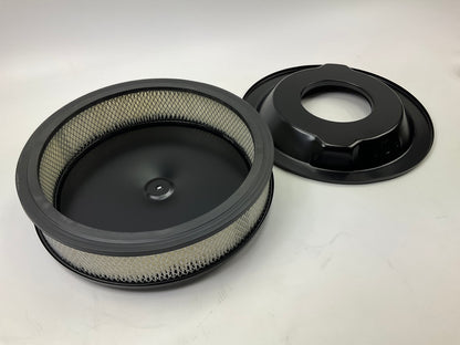 Mr Gasket 9790BP Flat Black 14'' Competition Air Cleaner