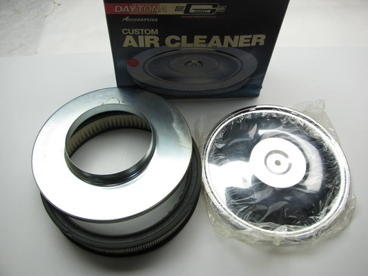 Mr Gasket 9791 Chrome Carburetor Air Cleaner Assembly - 10-inch