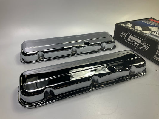 Mr Gasket 9803 Chrome Plated Valve Covers - Big Block Chevy BBC V8