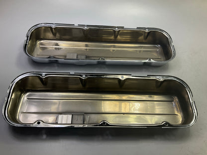 Mr Gasket 9803 Chrome Plated Valve Covers - Big Block Chevy BBC V8