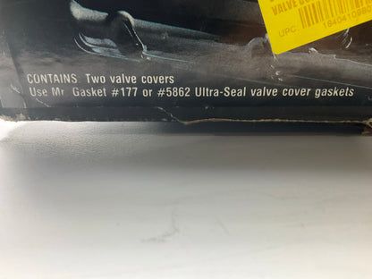 Mr Gasket 9803 Chrome Plated Valve Covers - Big Block Chevy BBC V8