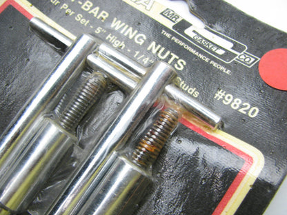 Mr Gasket 9820 Chrome T-Bar Valve Cover Wing Bolts 4 Piece