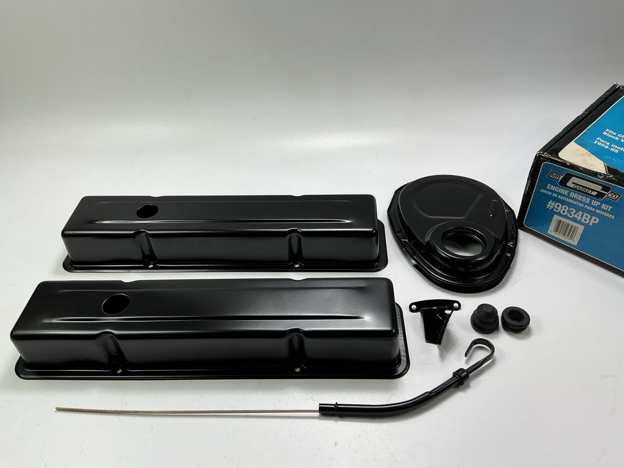 MISSING GASKETS - Mr Gasket 9834B Black Engine Dress Up Kit - 58-85 SBC Chevy V8