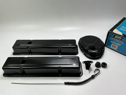 MISSING GASKETS - Mr Gasket 9834B Black Engine Dress Up Kit - 58-85 SBC Chevy V8