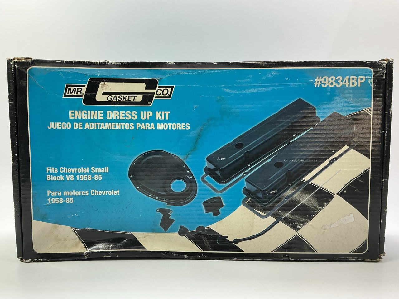 MISSING GASKETS - Mr Gasket 9834B Black Engine Dress Up Kit - 58-85 SBC Chevy V8