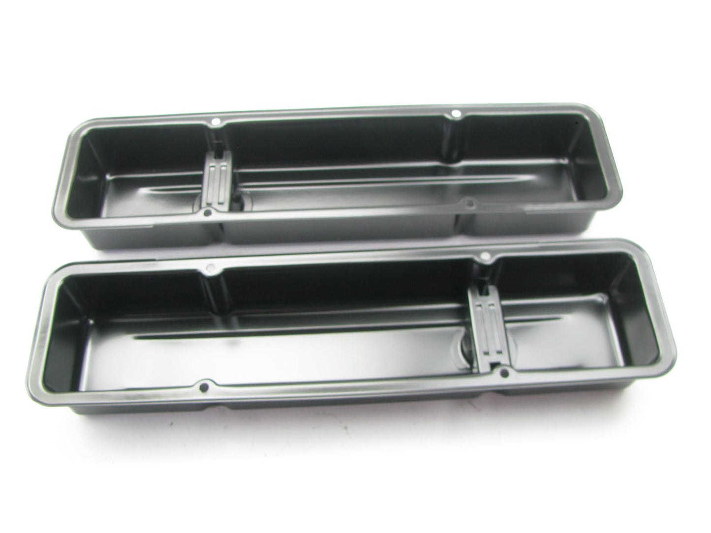 Mr Gasket 9834B Black Engine Dress Up Kit: Valve Covers & Timing Cover 58-85 SBC
