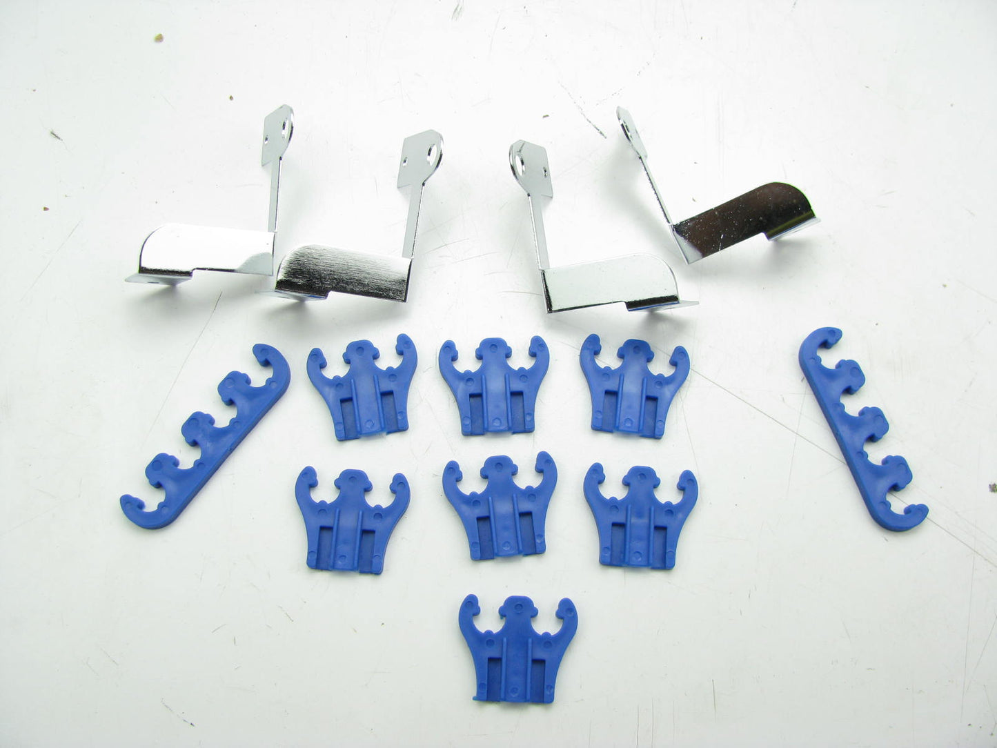 Mr Gasket Blue Ignition Wire Loom Stand-off , Seperator Kit 7-8mm Wires