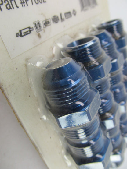 (x10)  8 AN  Straight Male Blue Aluminum Fitting Adapter (P7802)  8 An To  8 AN