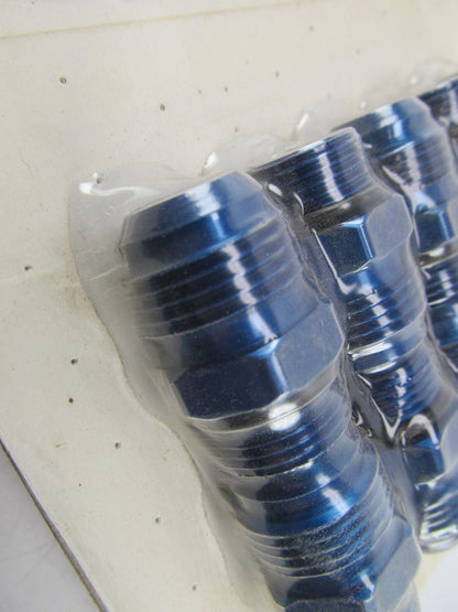 (10) Mr Gasket Hi-Flow Fuel Port Fittings 8AN To 10AN Male Straight Adapters