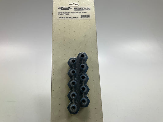 (10) Mr Gasket P7805 10AN To 6AN Tapered Inlet Straight Adapter Fittings