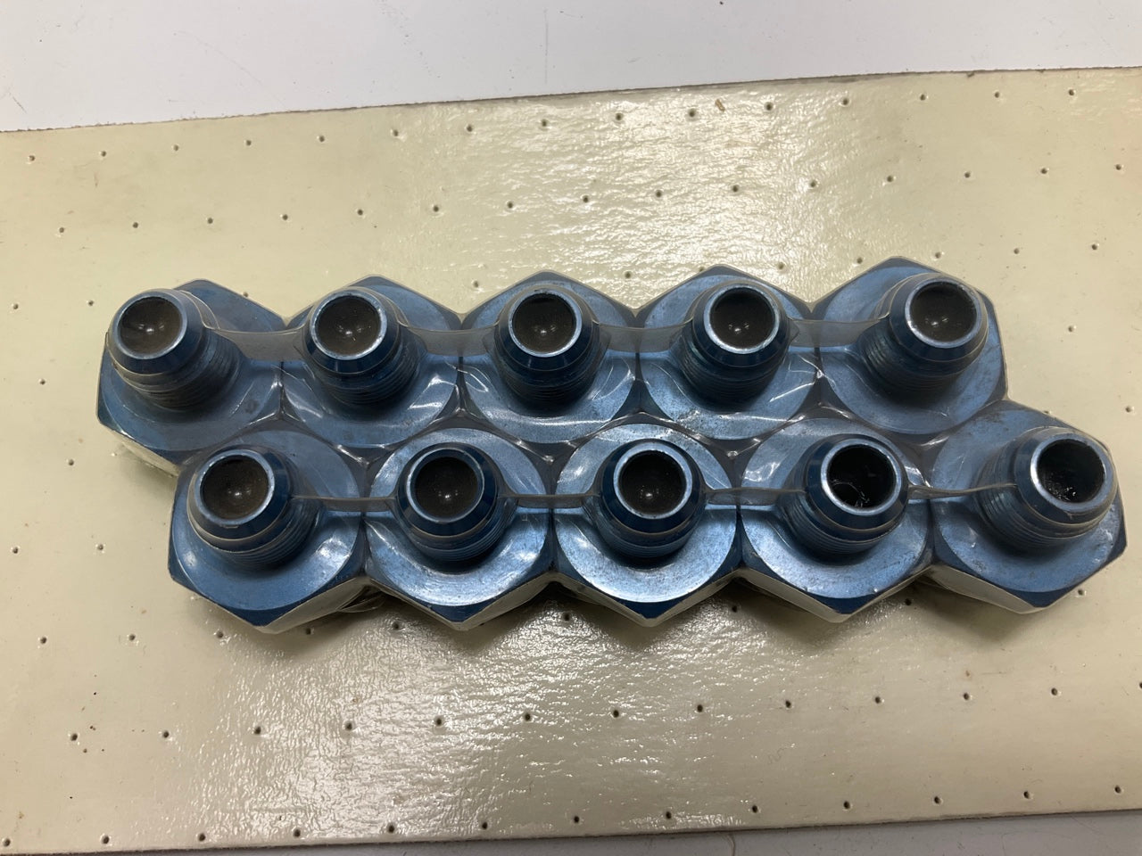 (10) Mr Gasket P7805 10AN To 6AN Tapered Inlet Straight Adapter Fittings