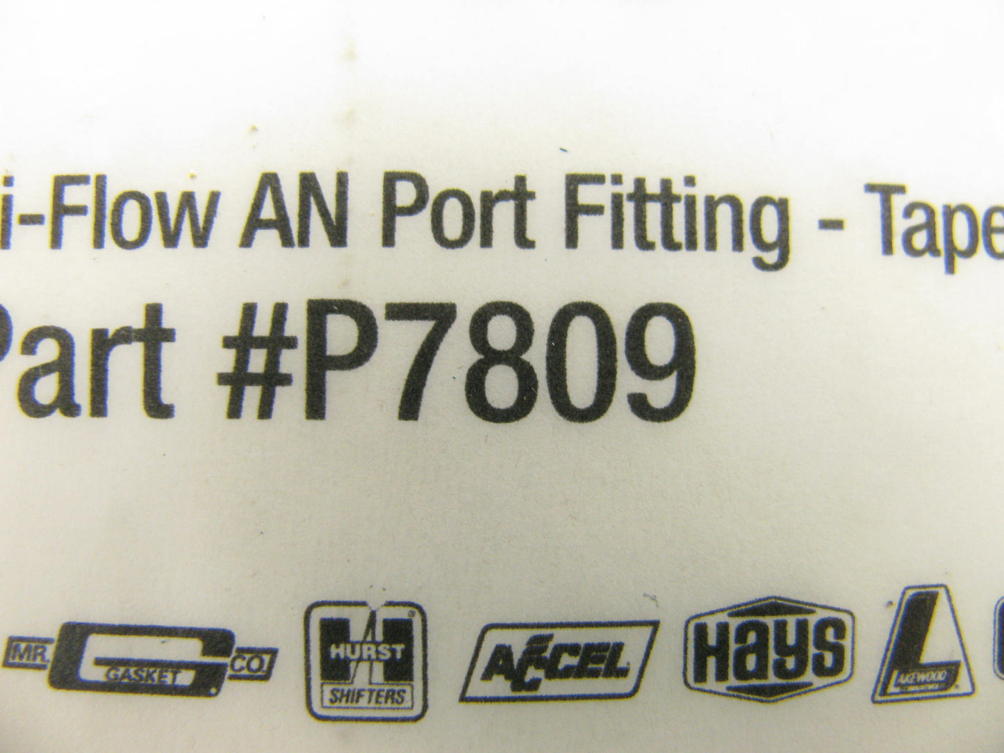 (x10) Mr Gasket P7809 Hi-Flow  12an To 10AN  Fuel Port Fitting - Tapered Inlet