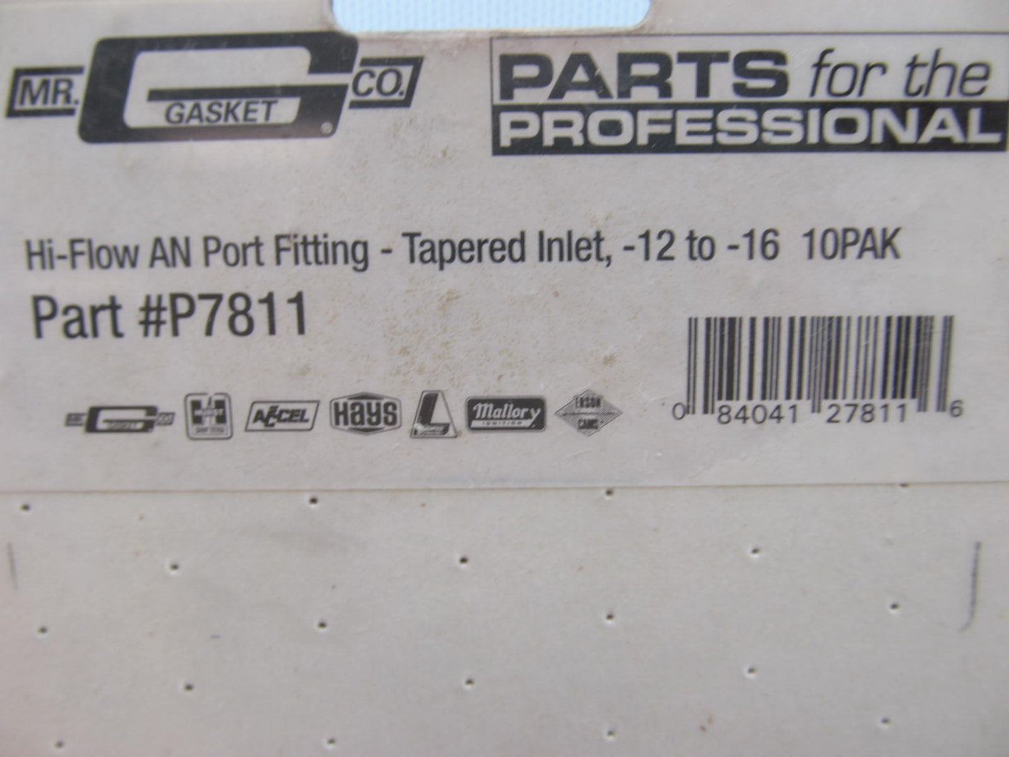 (x10) 12 AN TO 16 AN Tapered Inlet Fuel Port Fitting Adapter  Mr Gasket P7811