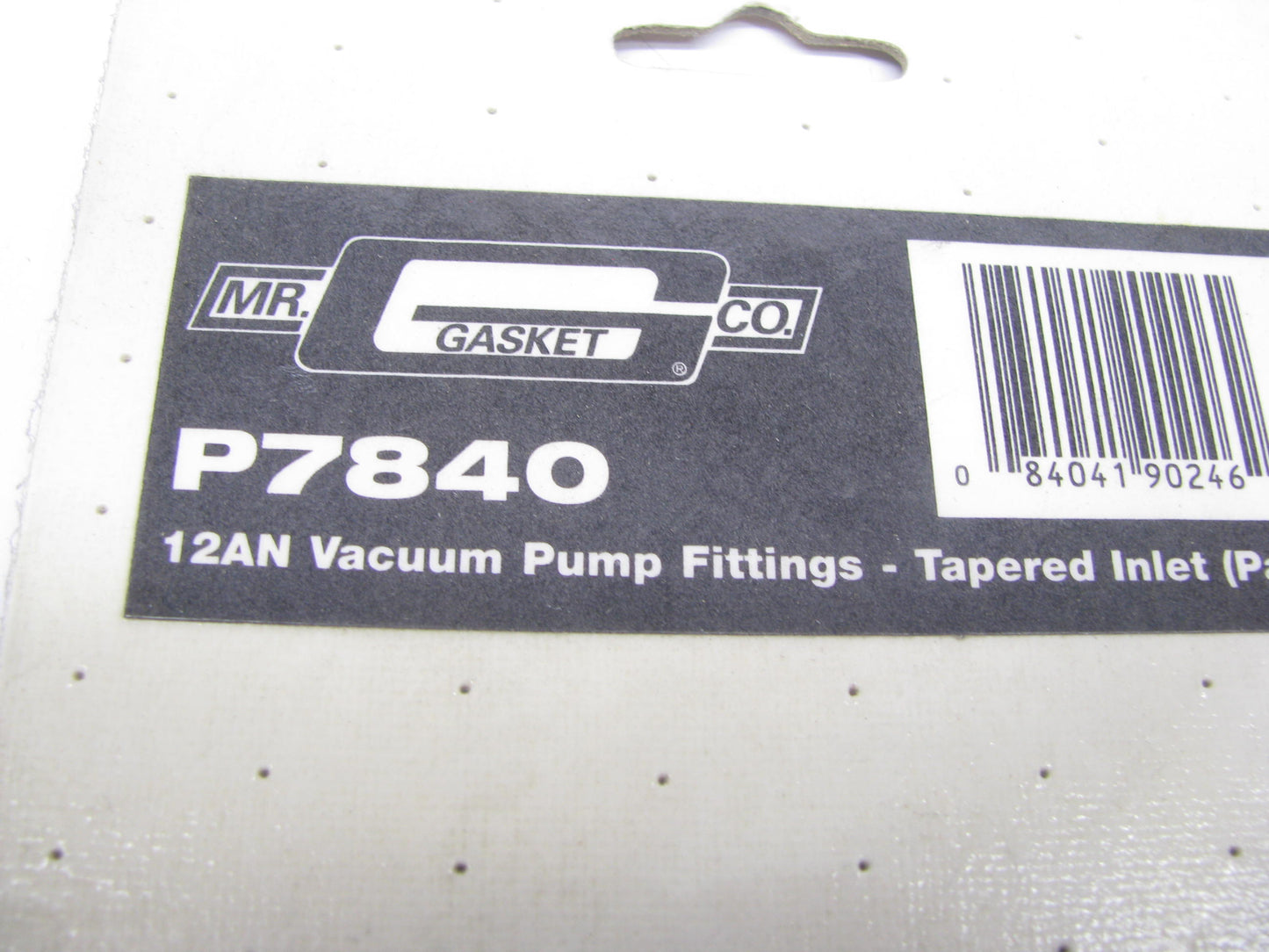Mr Gasket P7840 MINI-PRO 12AN Vacuum Pump Fittings Tapered Inlet - 2 PACK