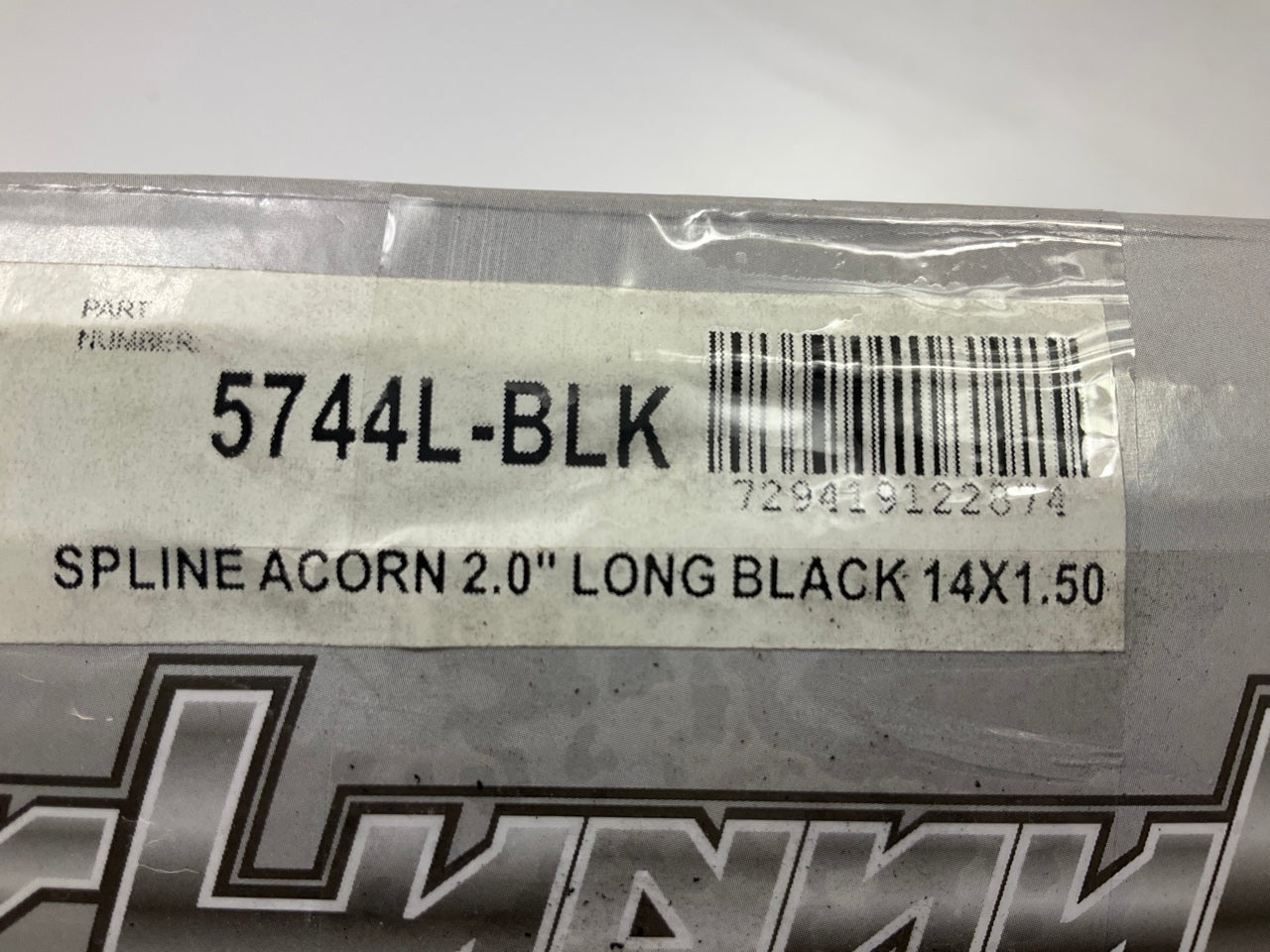 (32) Pack - Mr Lugnut 5744L Wheel Lug Nuts Spline Acorn 2.0'' Long Black 14x1.50