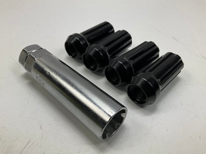 (32) 14mmx1.50 Black Mr Lugnut Long Spline Lug Nut Install Kit For 8 Lug Truck