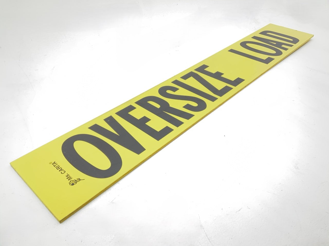 Ms Carita CWD204CO Truck Trailer 12'' X 60'' OVERSIZE LOAD Wood Signs For COLORADO