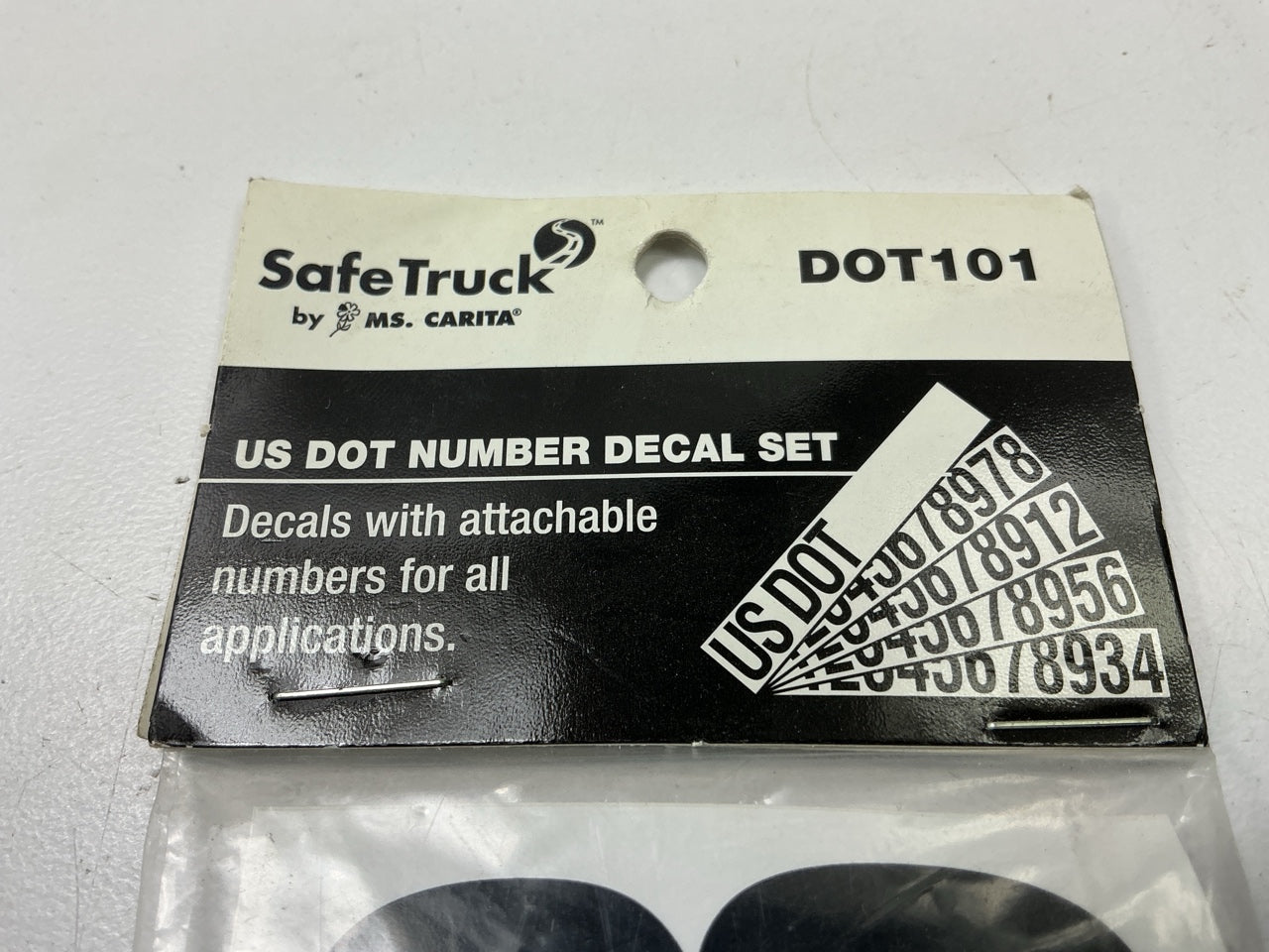 SafeTruck By Ms.Carita US DOT Truck Numbering Kit  DOT101