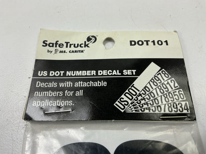 SafeTruck By Ms.Carita US DOT Truck Numbering Kit  DOT101