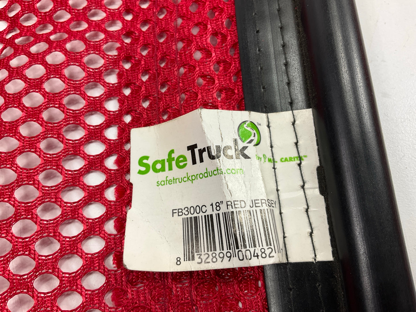PAIR - Ms Carita FB300C 18'' Red Jersey Bungee Safety Flag
