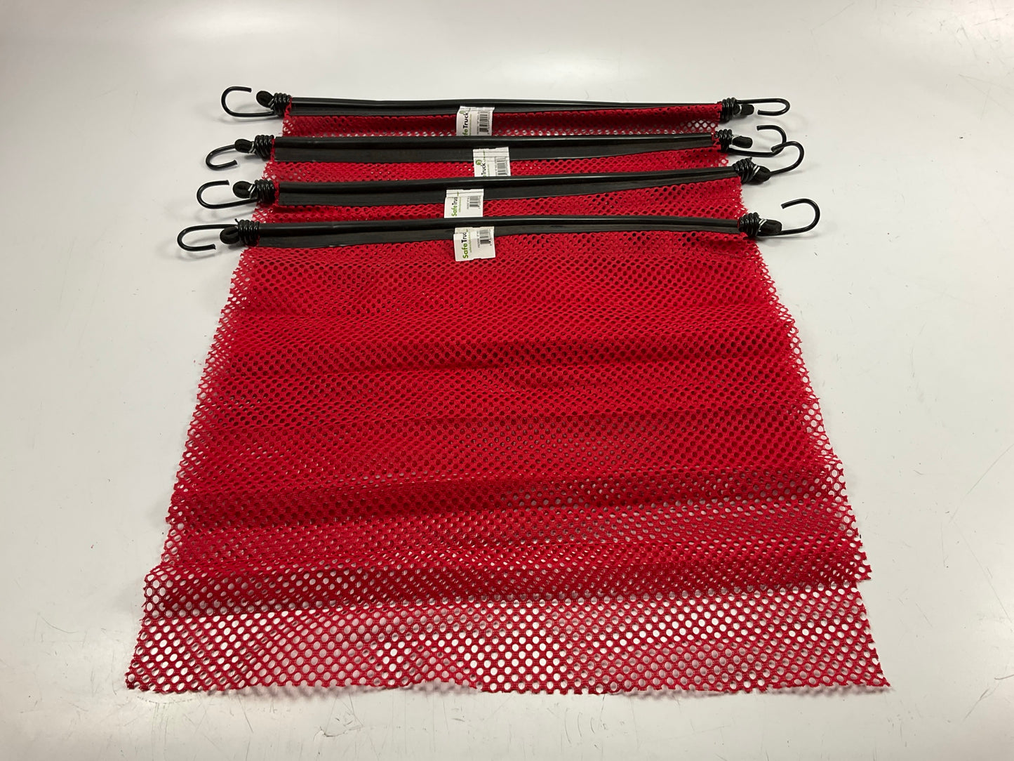 (4) Ms Carita FB300C 18'' Red Jersey Bungee Safety Flags