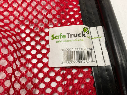 (4) Ms Carita FB300C 18'' Red Jersey Bungee Safety Flags